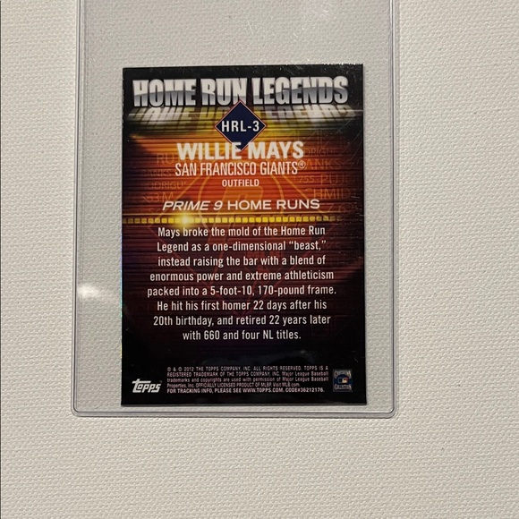 2012 Topps HR Legends; Ruth, Mantle, Reggie Jackson, Frank Robinson, Banks, Mays - Picture 3 of 13